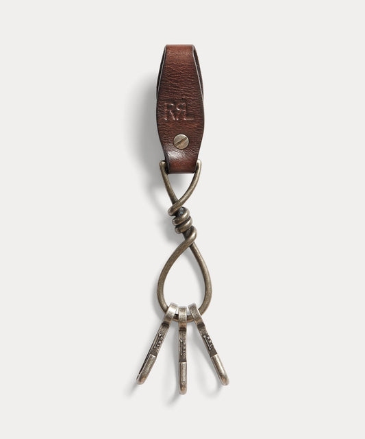 CONCHA KEY-KEYFOB-SMALL LEATHER