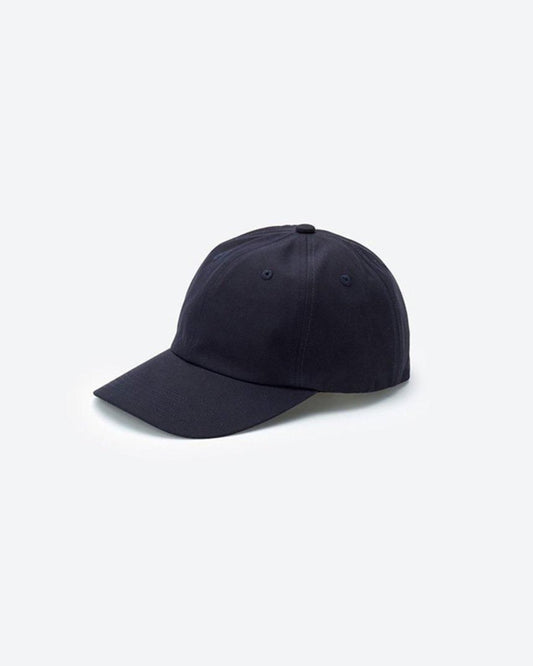 COTTON GABA 6PANEL CAP NAVY