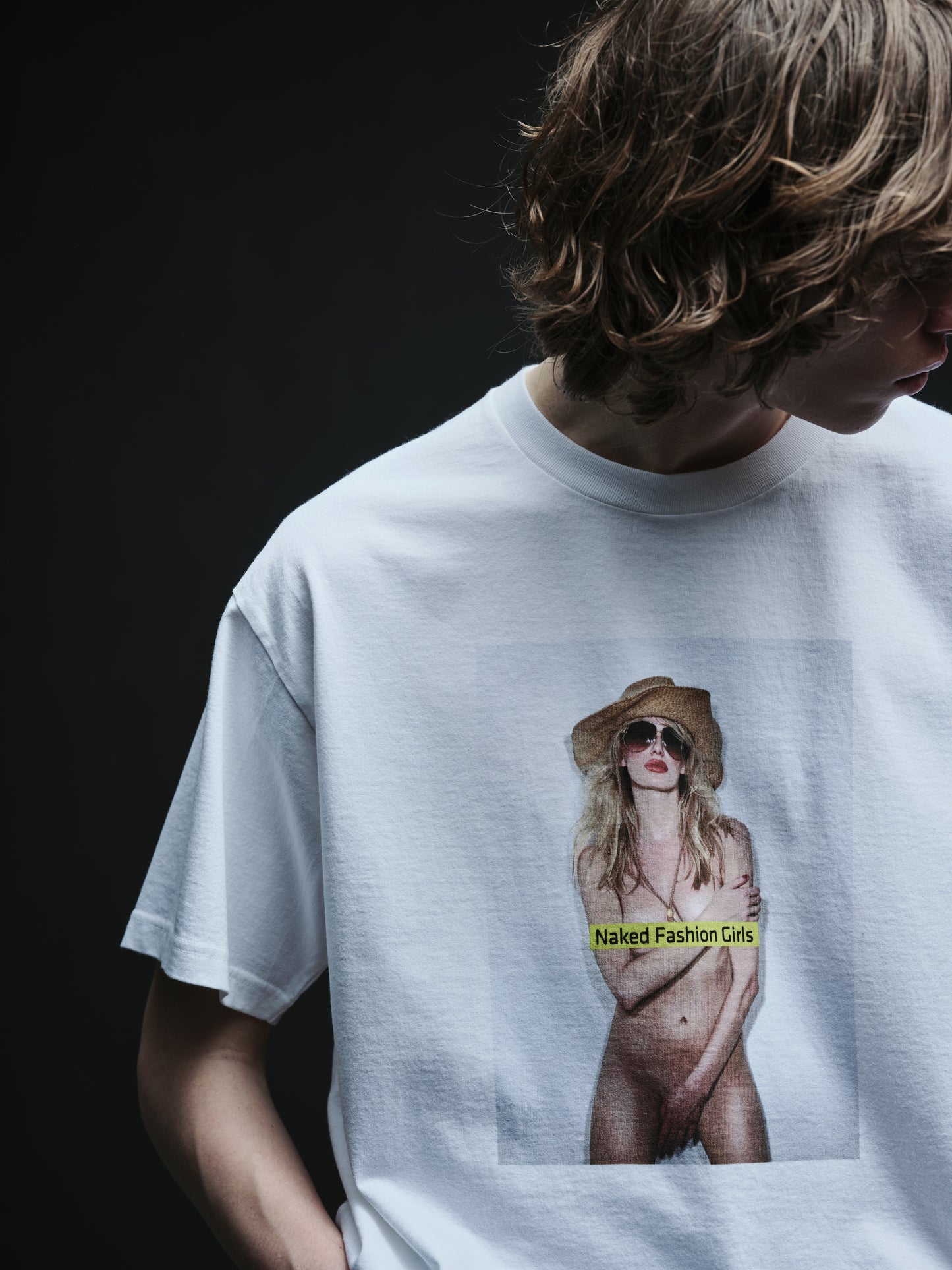 Mike Dowson Naked Summer Girl Photo Tee by Stie-lo
