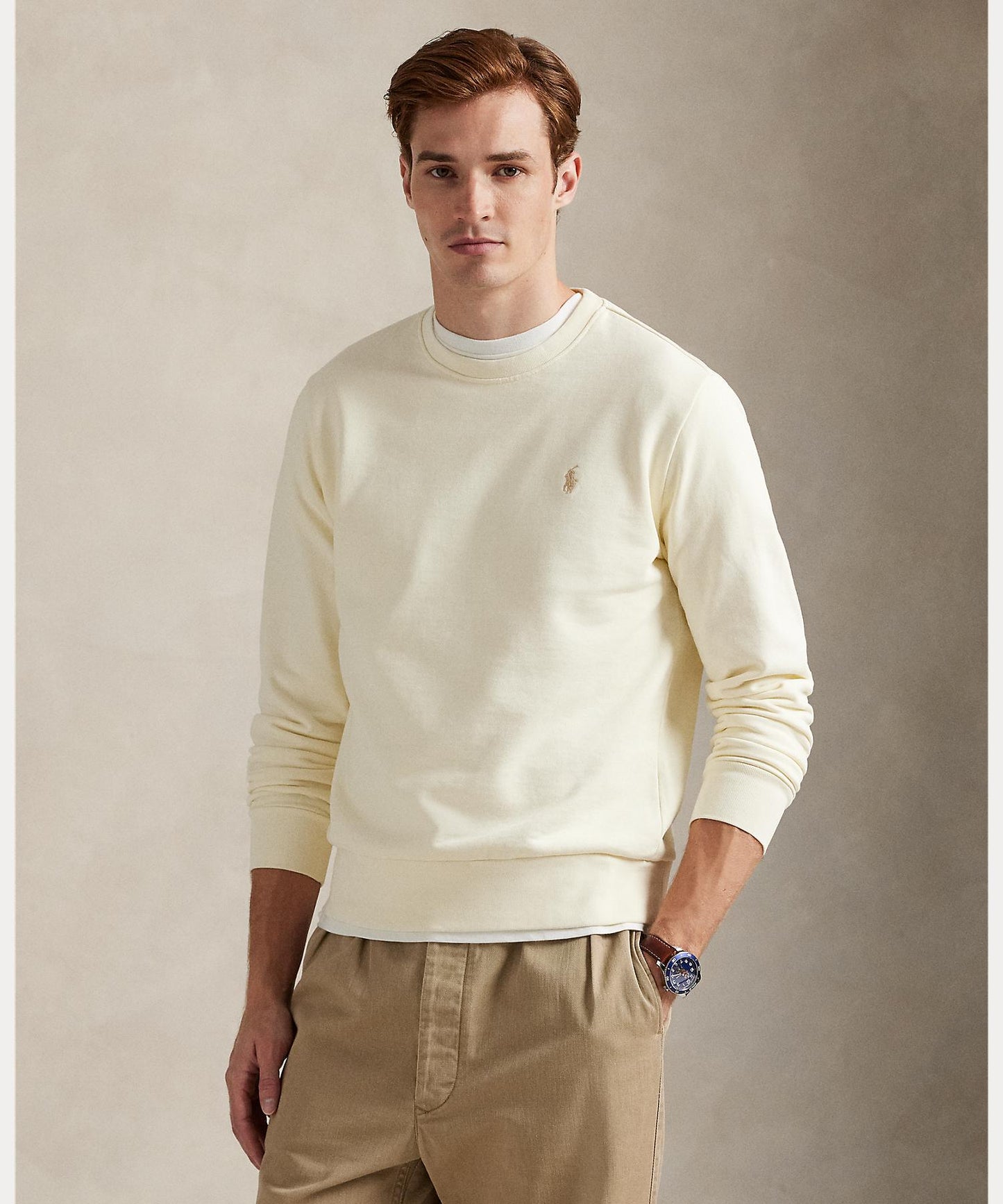 LOOPBACK CREW NECK SWEAT SHIRT