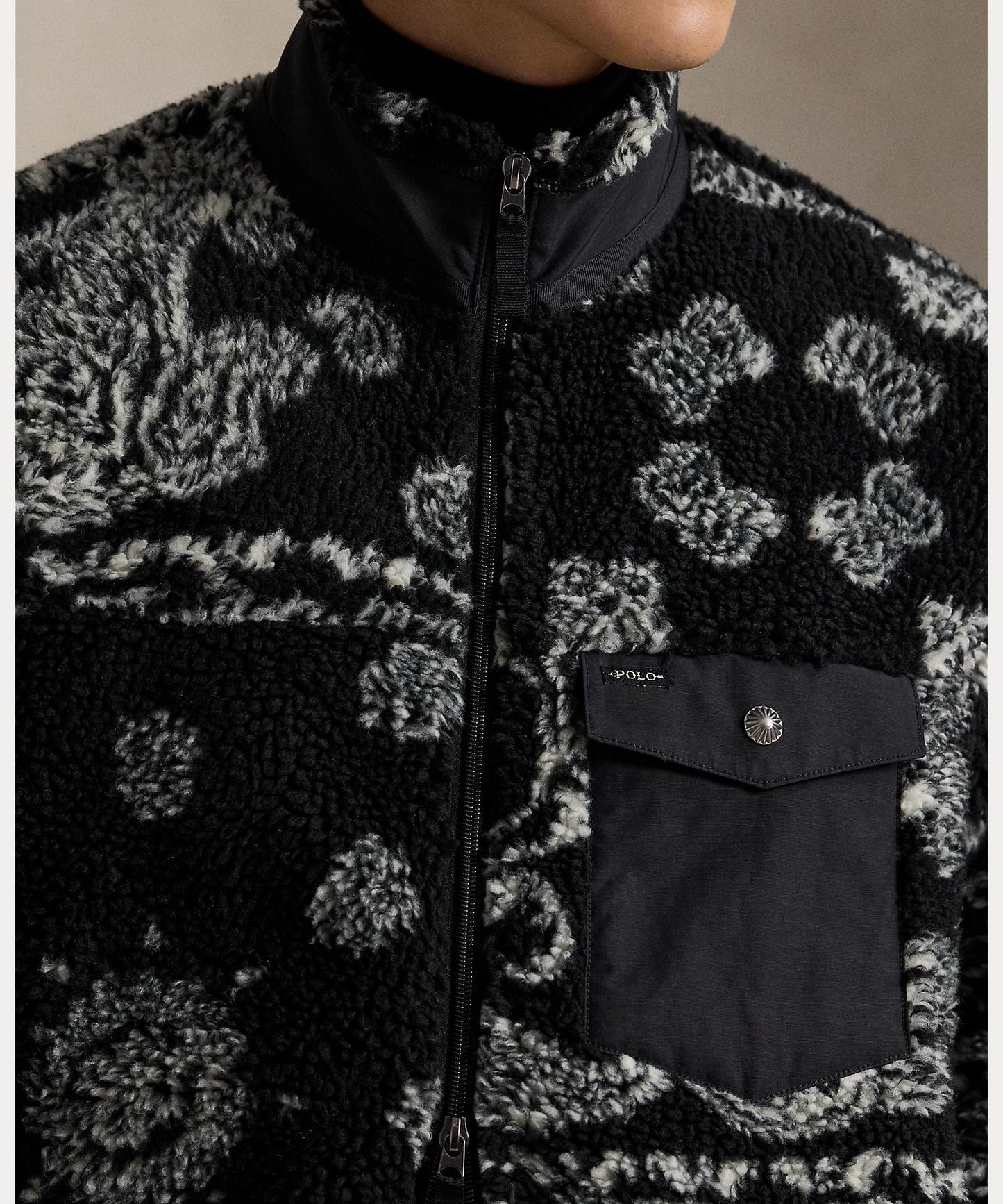 JAQUARD HI-PILE JACKET