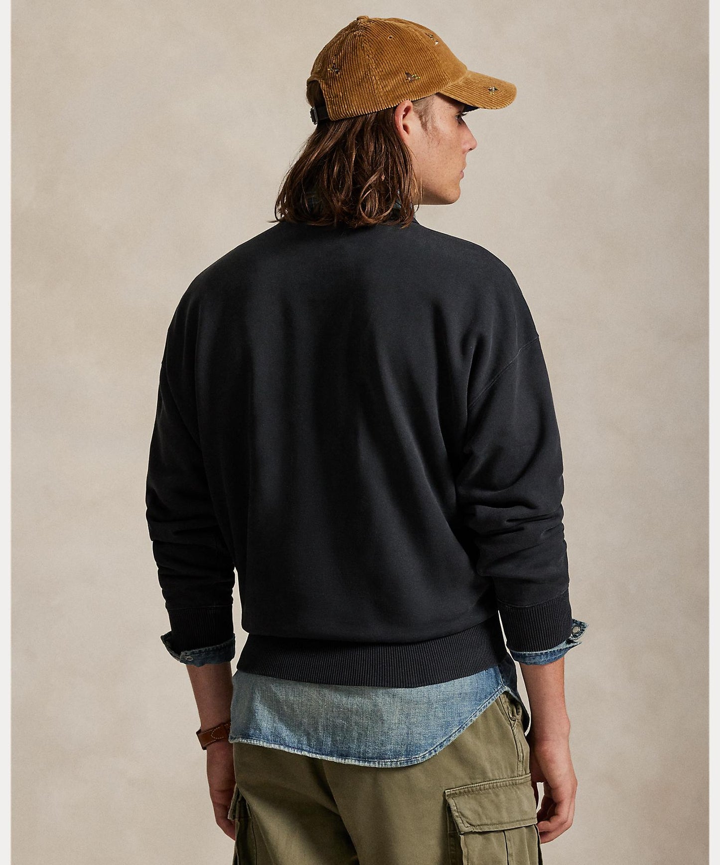 Garment-Dyed Heavyweight Loopback Crewneck Sweatshirt