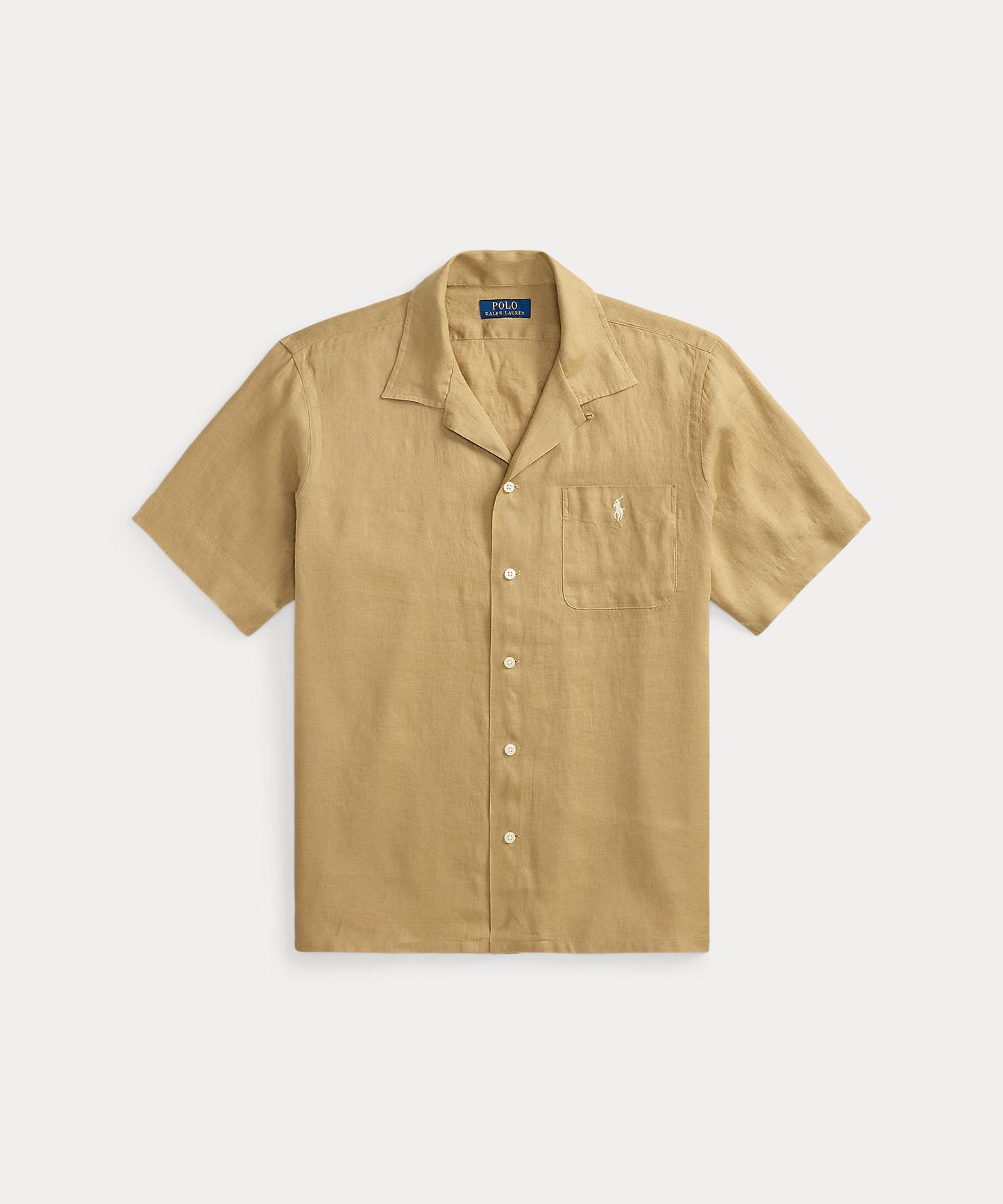 Classic Fit Linen Camp Shirt