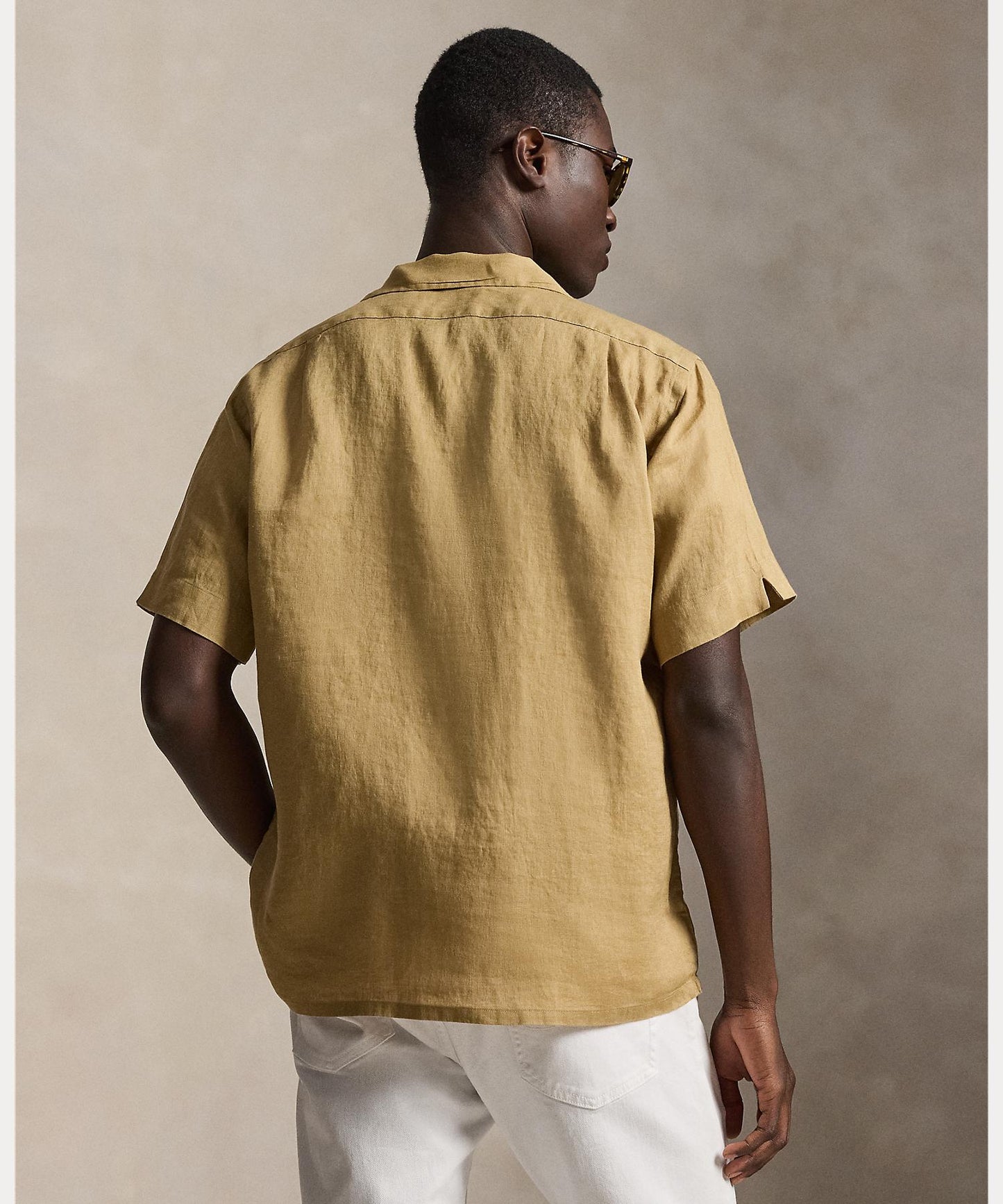 Classic Fit Linen Camp Shirt