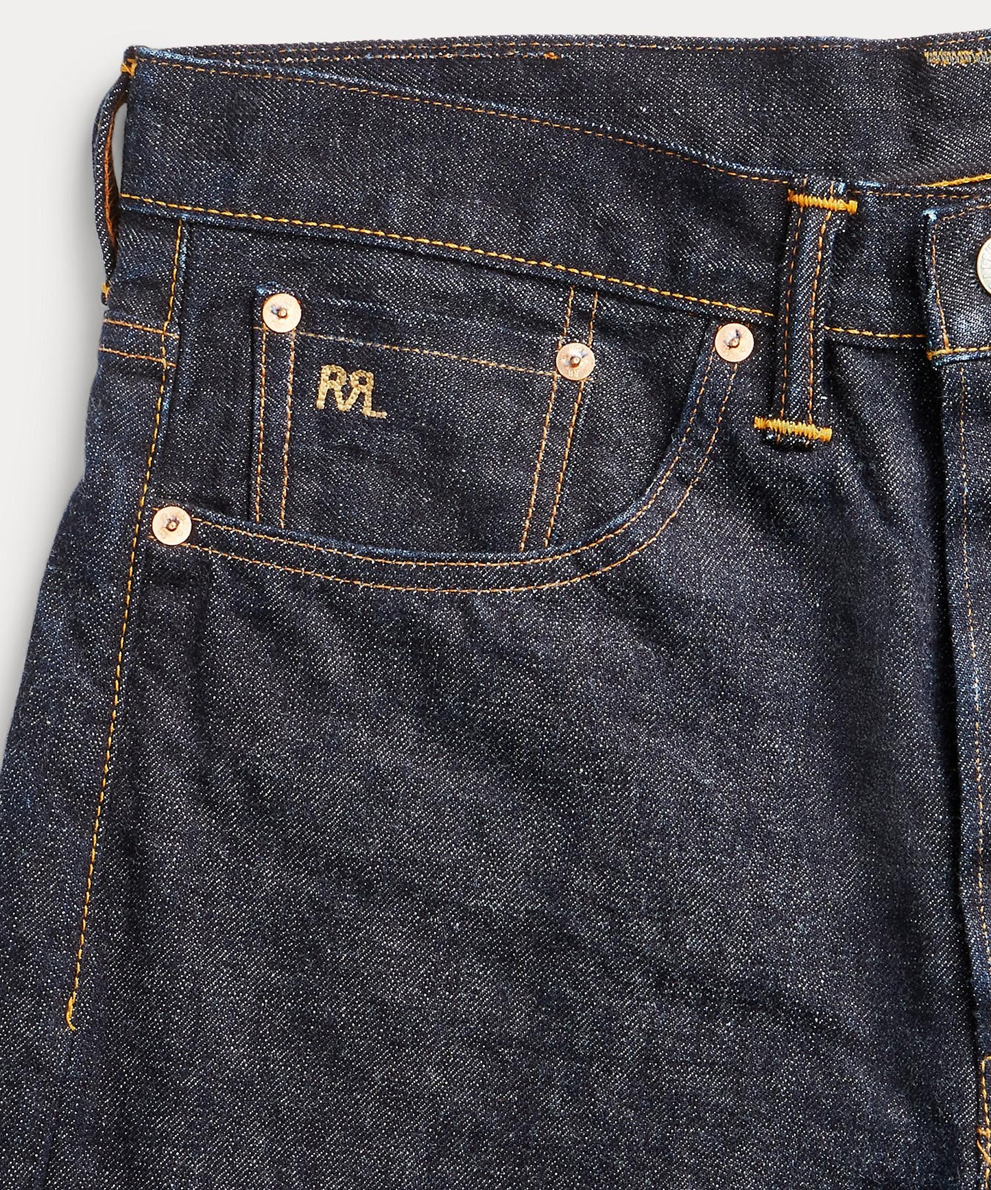 VTG 5 PKT-FULL LENGTH-STRAIGHT SELVEDGE DENIM