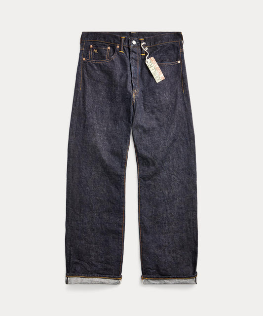 VTG 5 PKT-FULL LENGTH-STRAIGHT SELVEDGE DENIM