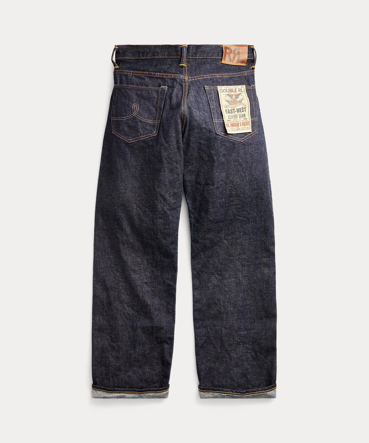 VTG 5 PKT-FULL LENGTH-STRAIGHT SELVEDGE DENIM