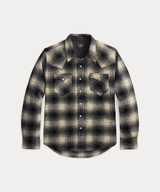 KNIT-SHIRT CTN/WOOL JACQUARD