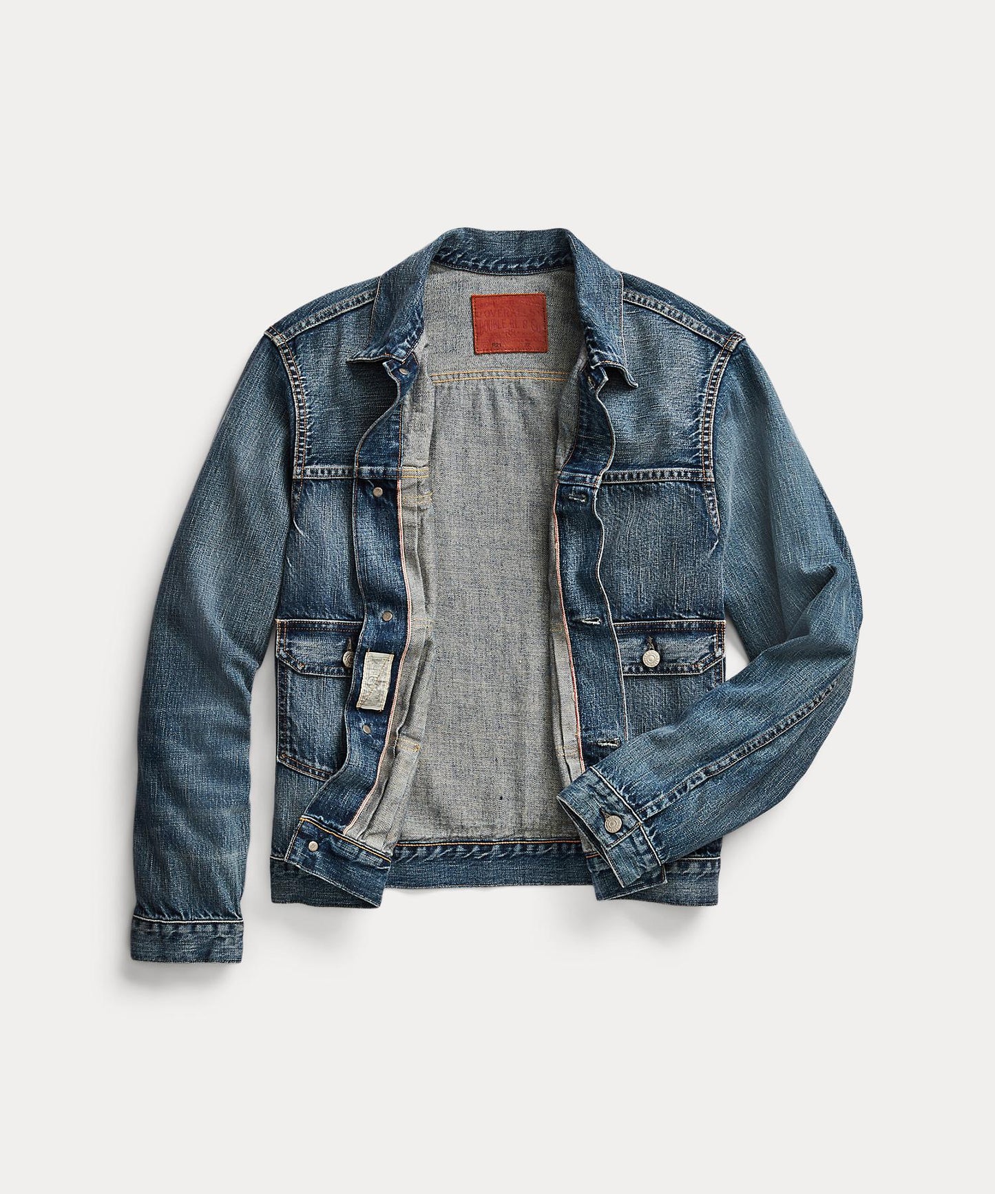 RRL TYPE 2-UNLINED-TRUCKER JACKET SELVEDGE DENIM