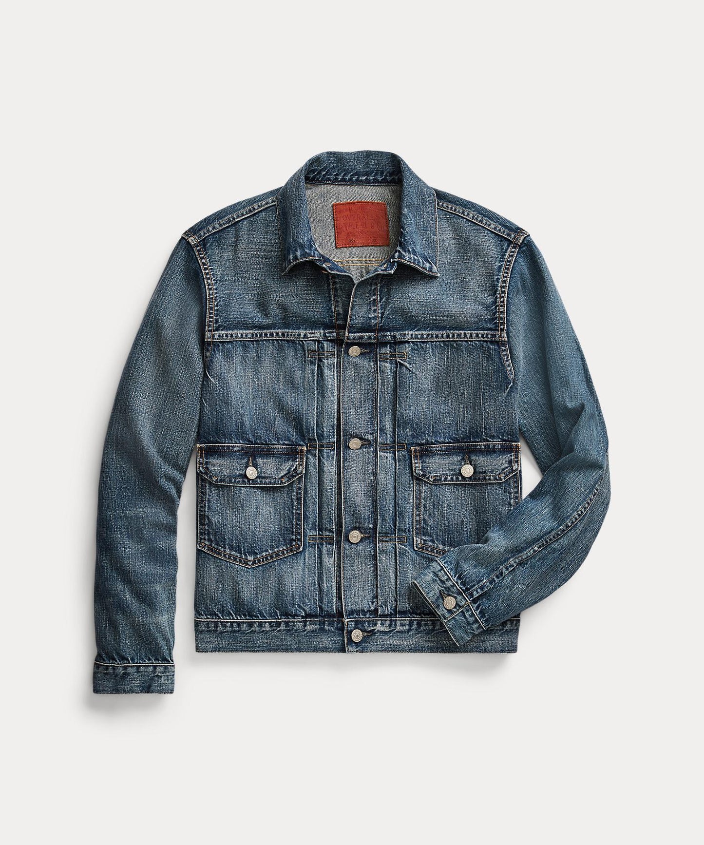 RRL TYPE 2-UNLINED-TRUCKER JACKET SELVEDGE DENIM