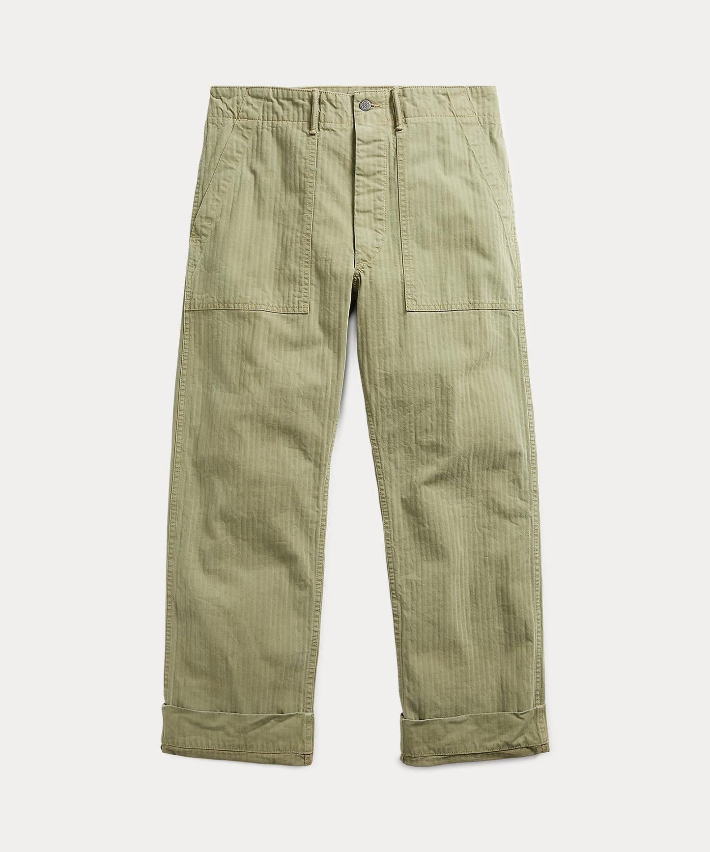 ARMY UTILITY-FLAT-PANT-CTN SULF YD HERRING