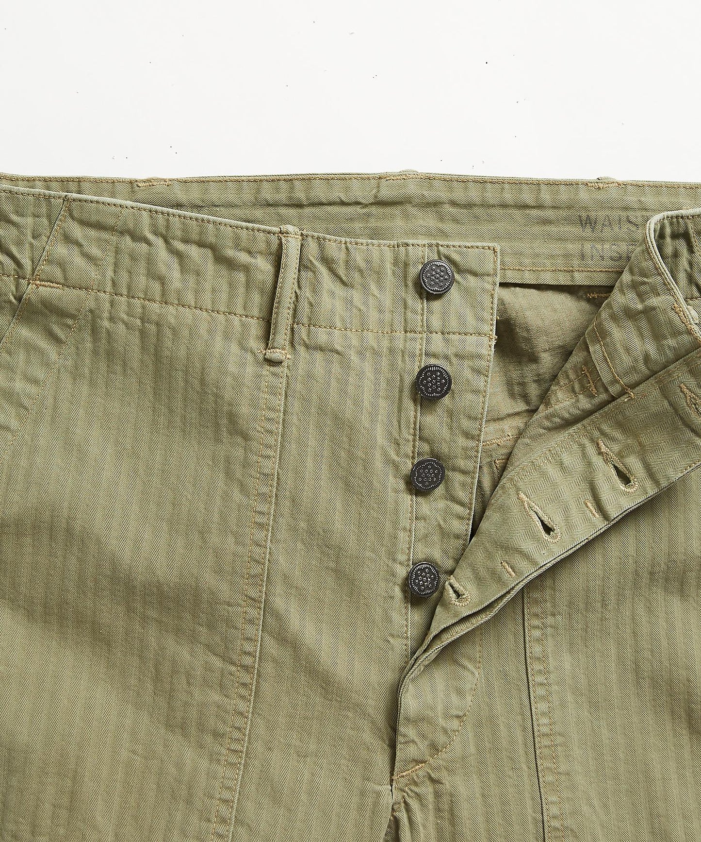 ARMY UTILITY-FLAT-PANT-CTN SULF YD HERRING