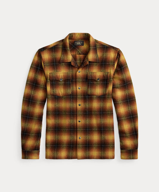 JESSE CAMP-LONG SLEEVE-SPORT SHIRT WOOL BLEND