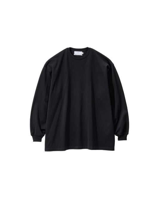 Brushed Mockrody Crew Neck L/S Tee BLACK