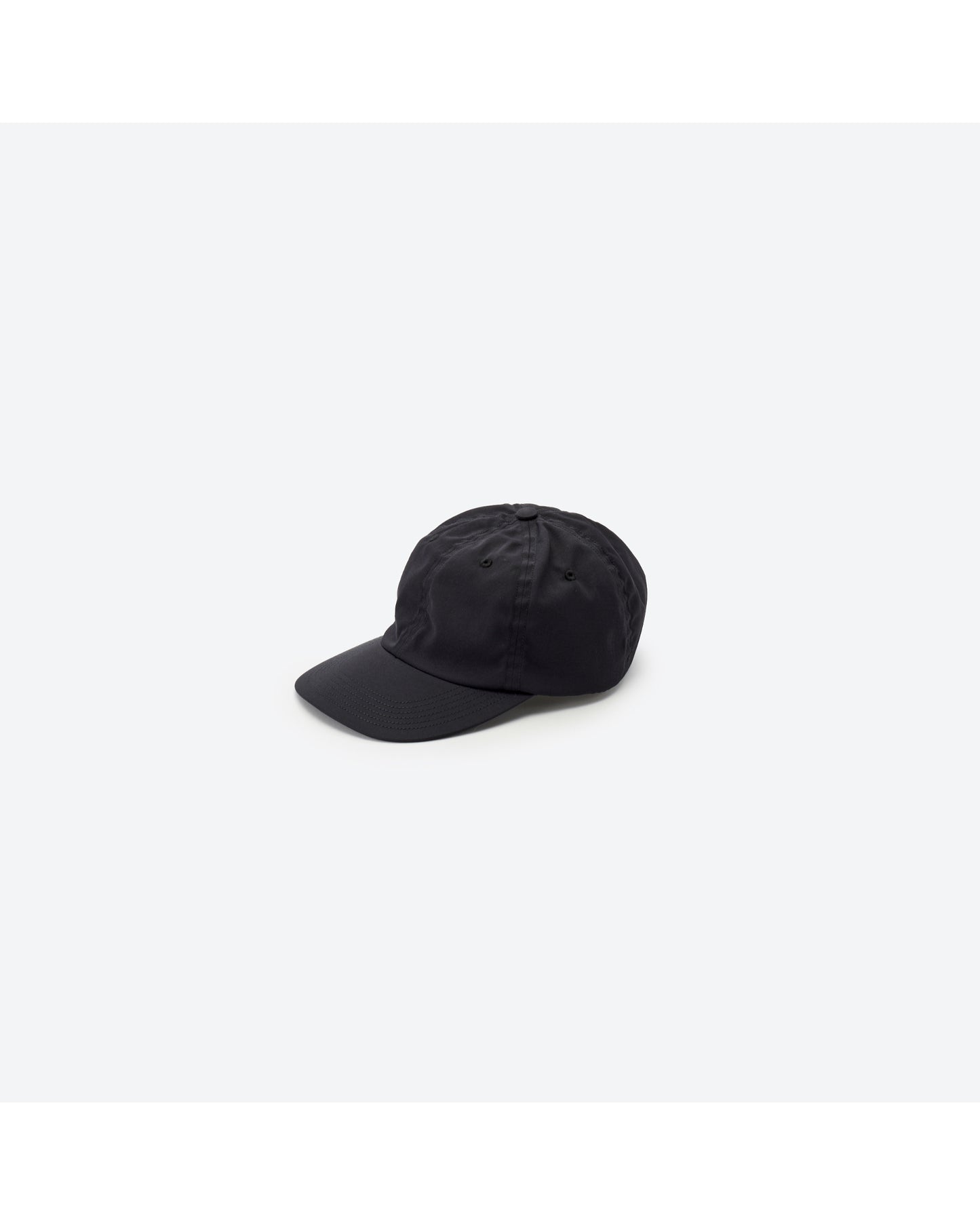 DRY TWILL ELASTIC BACK 6PANEL CAP BLACK