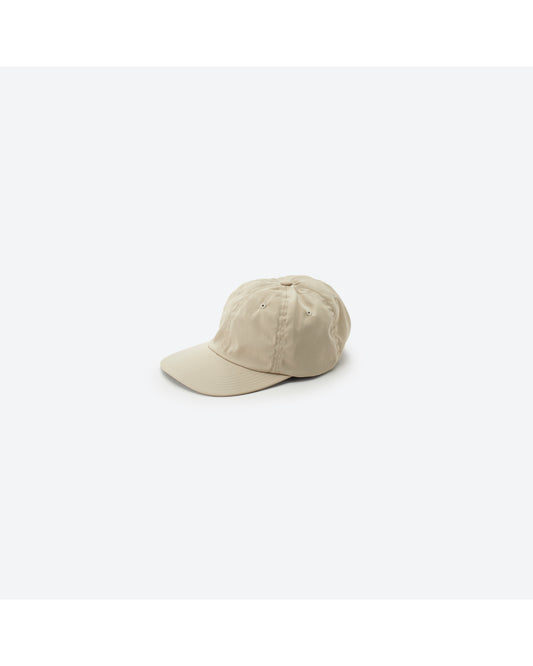 DRY TWILL ELASTIC BACK 6PANEL CAP BEIGE