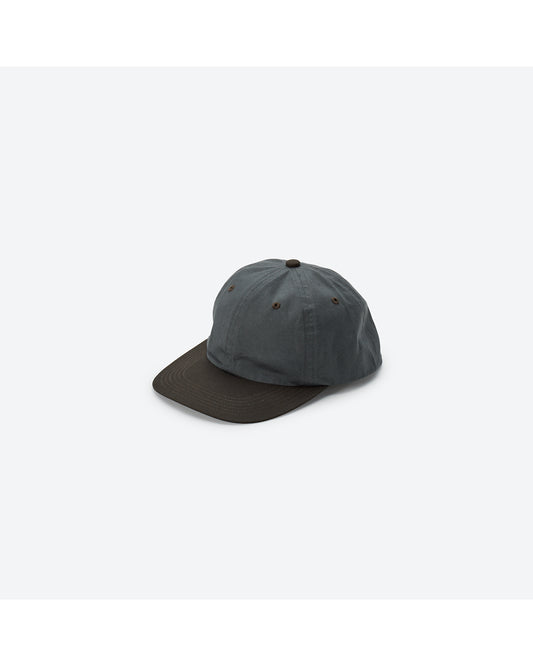 2TONE 6PANEL CAP D.GRAY×D.BROWN