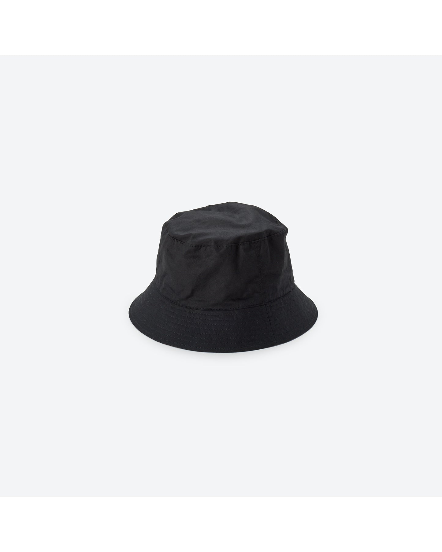 PLAIN&CHECK REVERSIBLE BUCKET/6PANEL HAT BLACK×BLACK
