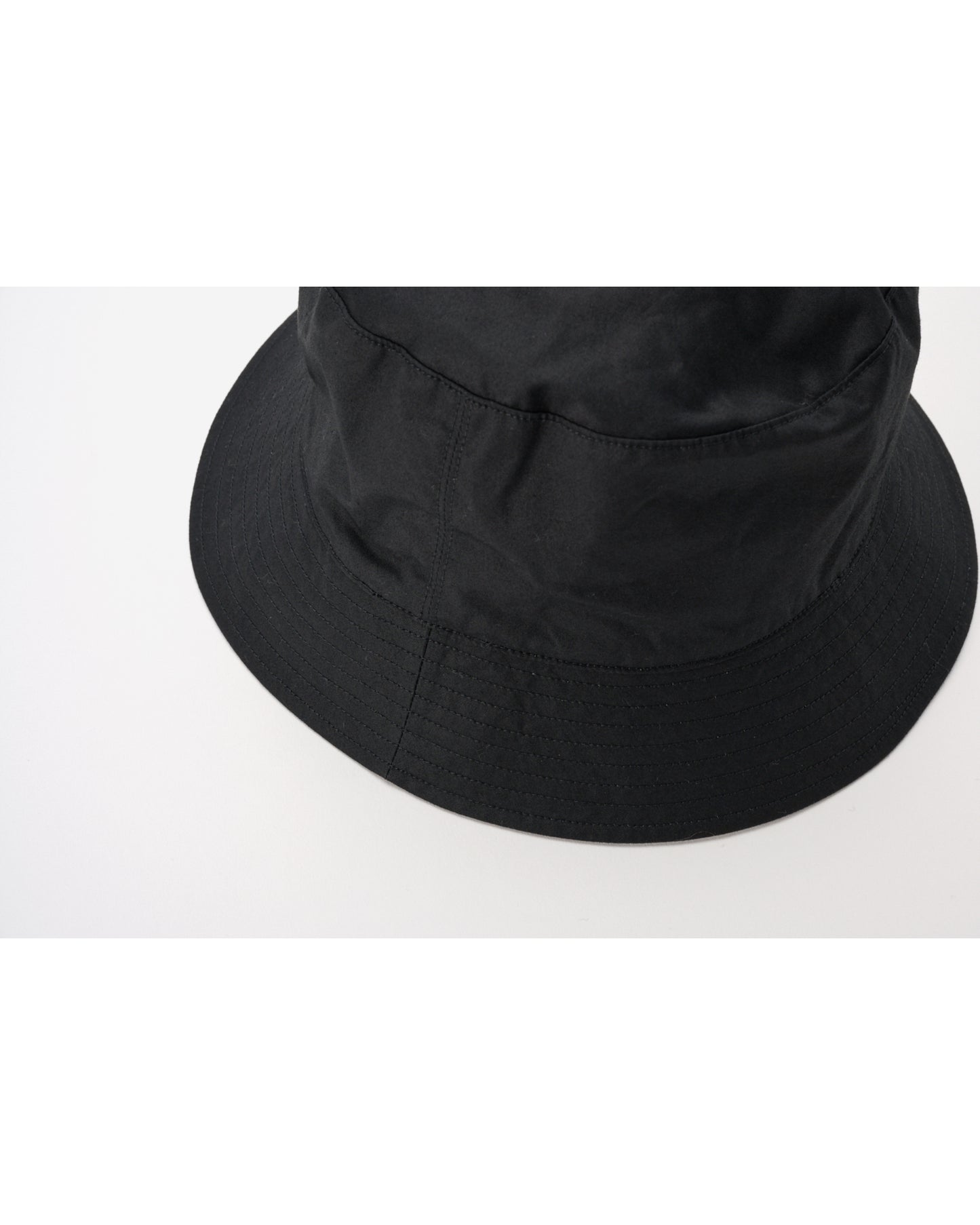 PLAIN&CHECK REVERSIBLE BUCKET/6PANEL HAT BLACK×BLACK