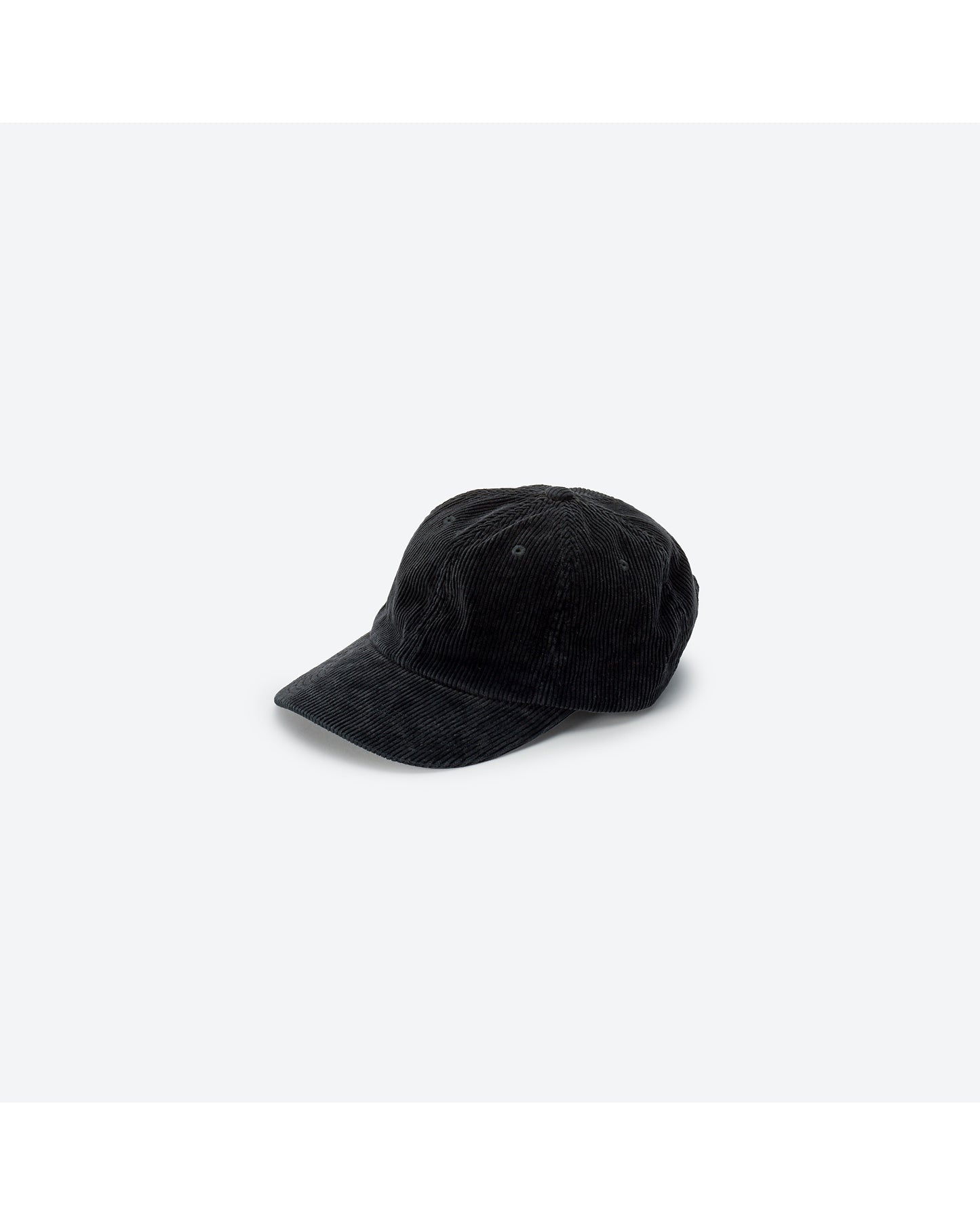 CORDUROY SULFER DYED 6PANEL CAP BLACK
