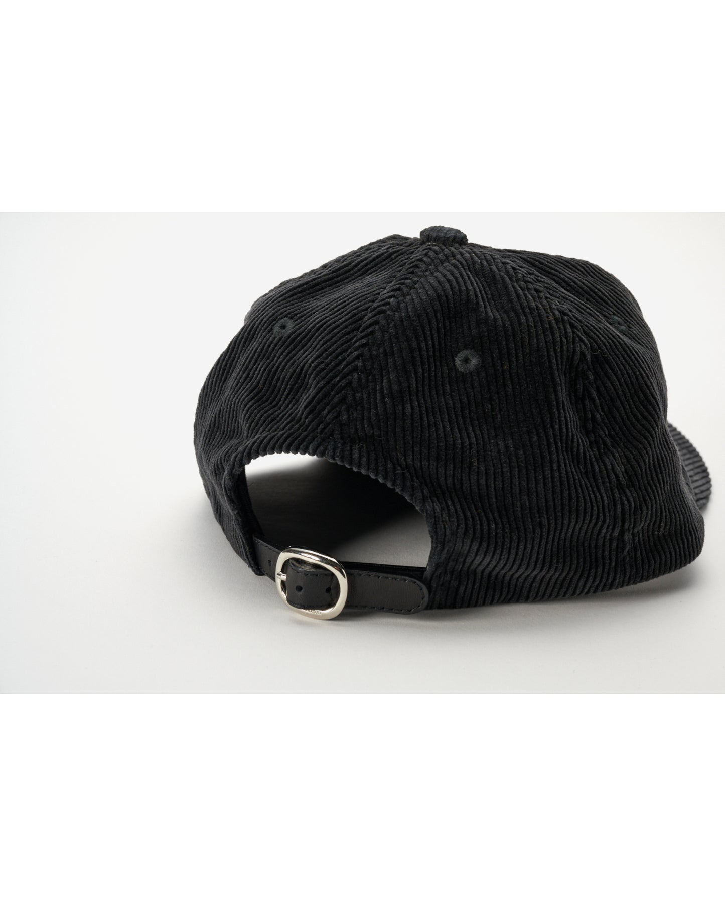 CORDUROY SULFER DYED 6PANEL CAP BLACK