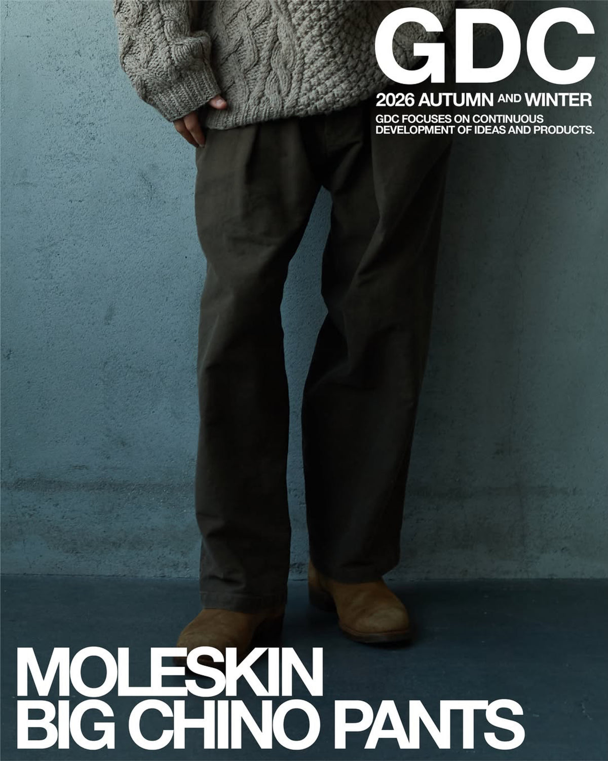 Moleskin Big Chino Pants