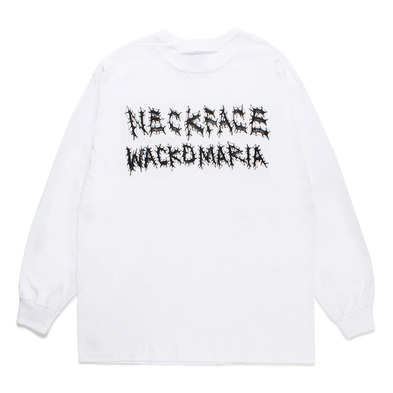 NECK FACE / CREW NECK LONG SLEEVE T-SHIRT (TYPE-4)