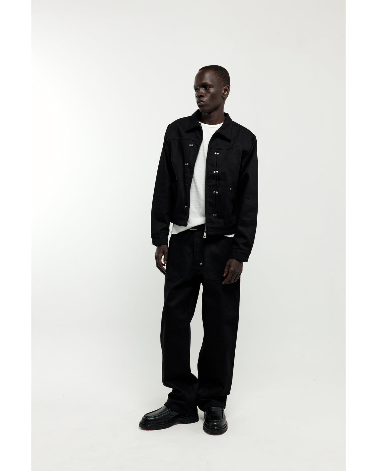 DOUBLE RIVET DENIM JACKET