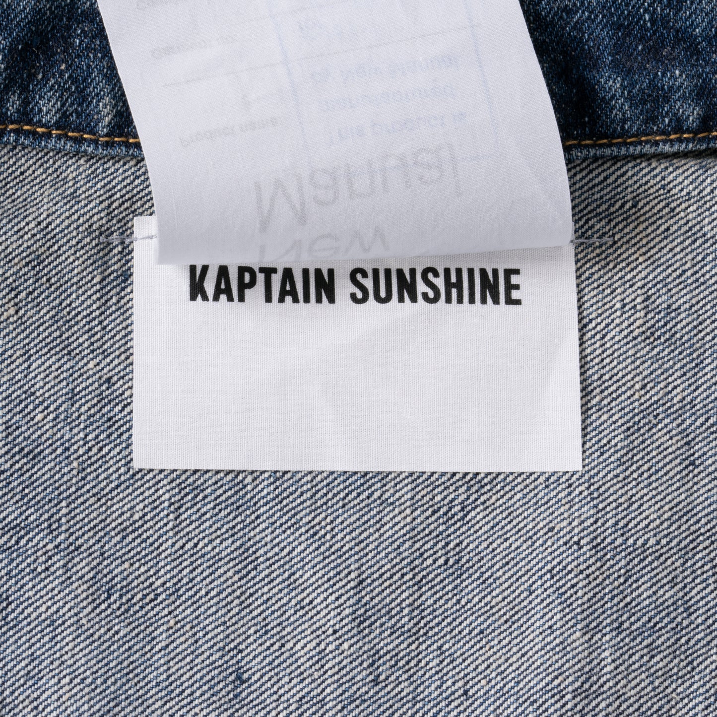 New Manual×KAPTAIN SUNSHINE Collaboration Denim T-BACK Jacket