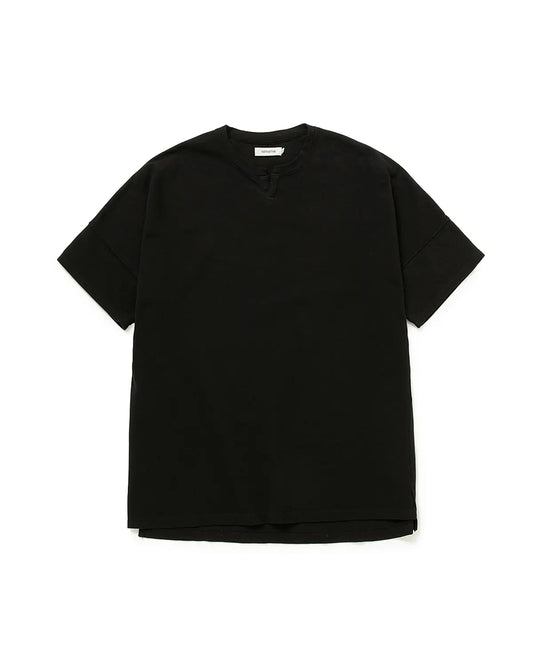 CLERK S/S T-NECK TEE COTTON PIQUE