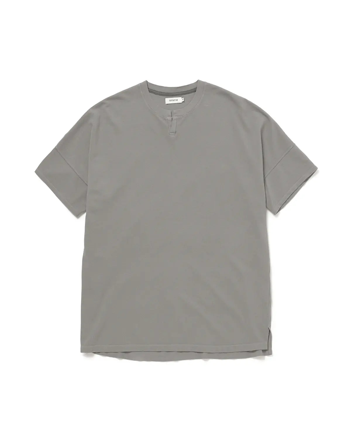 CLERK S/S T-NECK TEE COTTON PIQUE