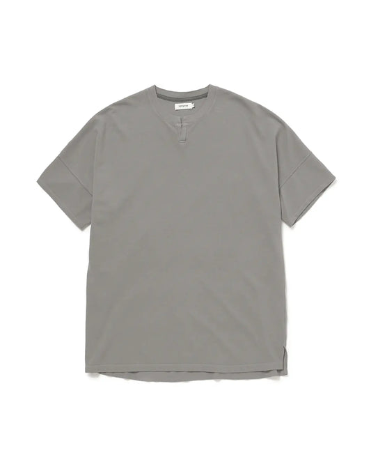 CLERK S/S T-NECK TEE COTTON PIQUE