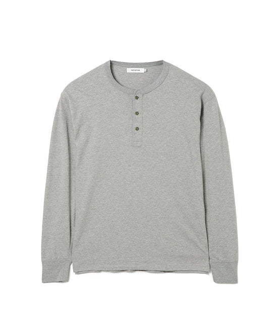 TROOPER L/S HENRY NECK TEE COTTON JERSEY