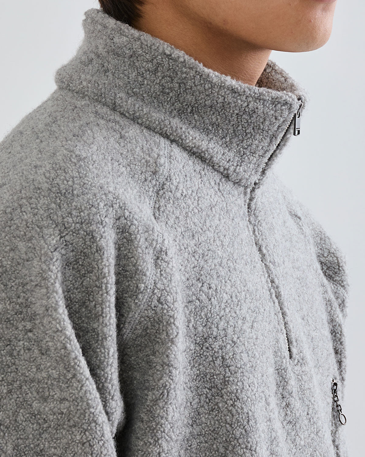 HIKER HALF ZIP PULLOVER WOOL POLY NYLON PILE