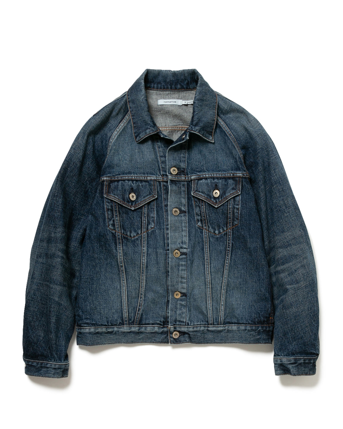 TRUCKER BLOUSON COTTON 13.5oz DENIM VW DARK