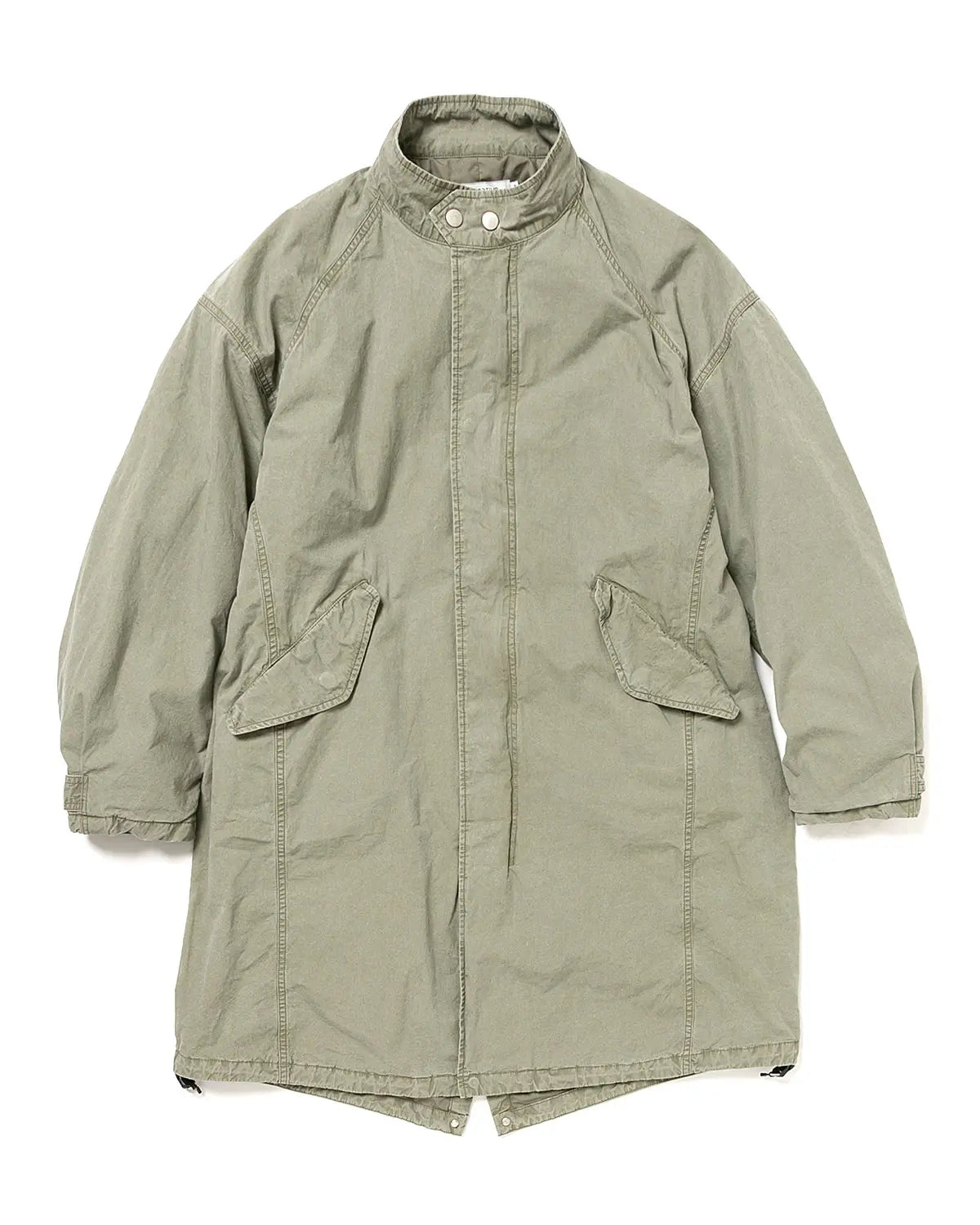 TROOPER COAT COTTON TYPEWRITER SULFUR DYE WITH GORE-TEX WINDSTOPPER