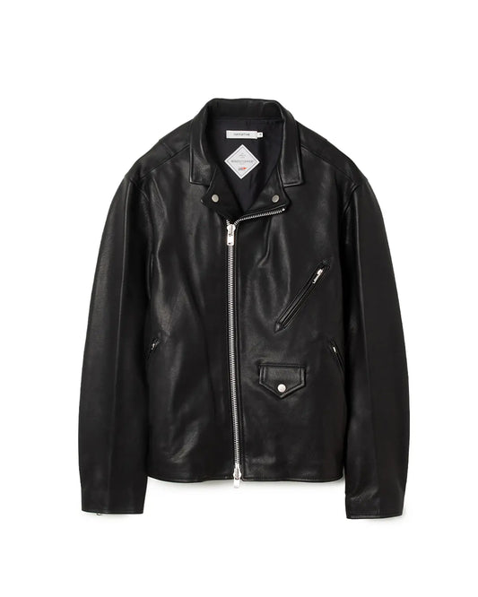 RIDER BLOUSON COW LEATHER WITH WINDSTOPPER®