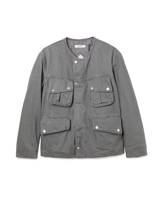 RIDER JACKET COTTON DRILL PIGMENT DYE WITH WINDSTOPPER®