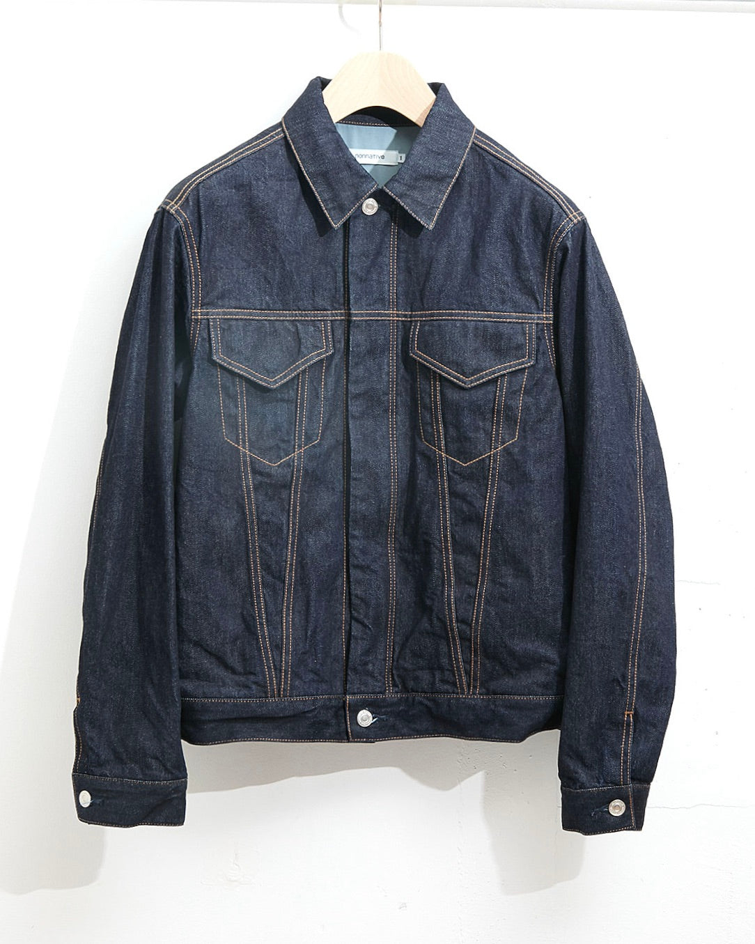 TRUCKER BLOUSON COTTON 11.5oz DENIM OW WITH WINDSTOPPER® – TIME