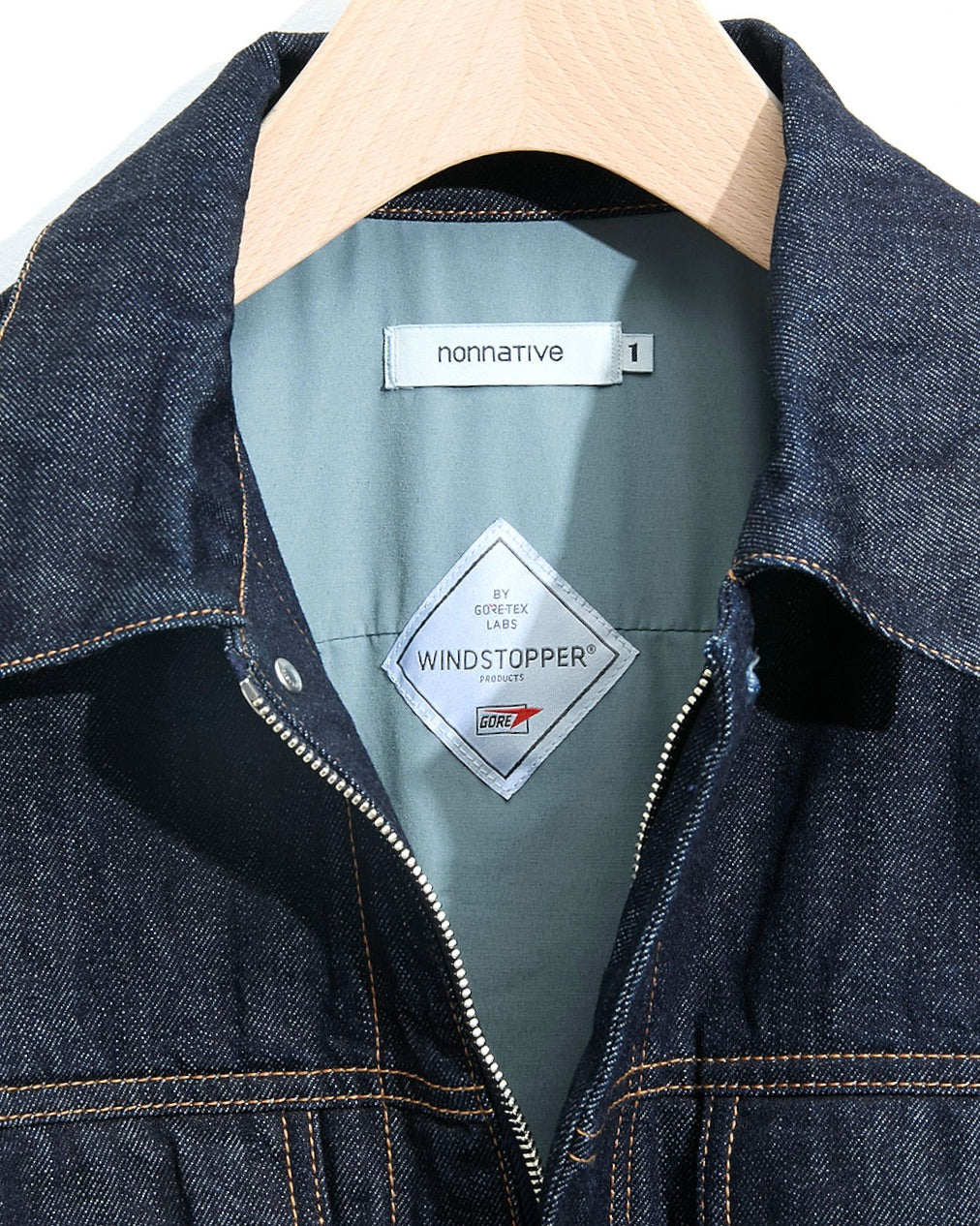 TRUCKER BLOUSON COTTON 11.5oz DENIM OW WITH WINDSTOPPER®