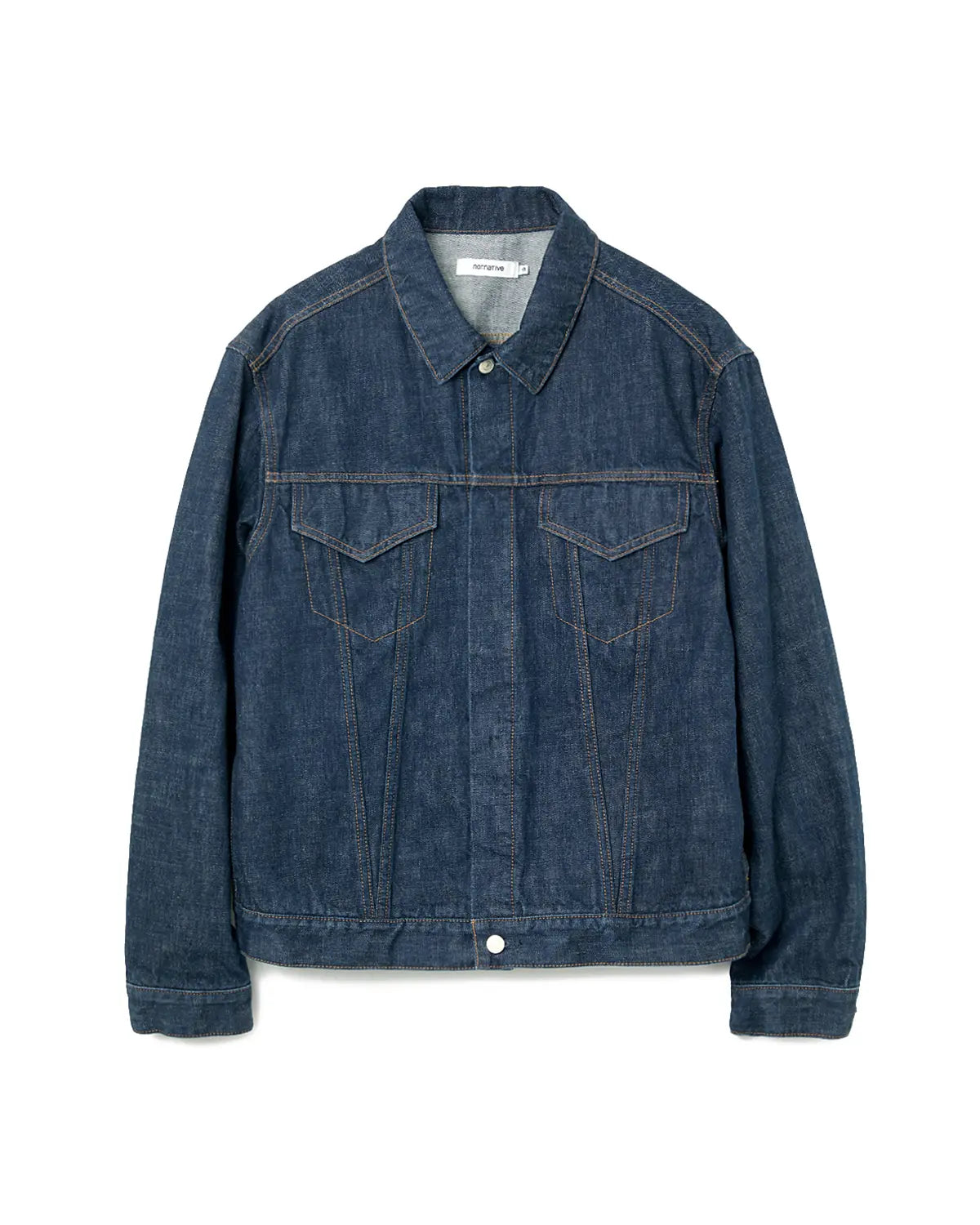 TRUCKER BLOUSON COTTON 13.5oz DENIM OW