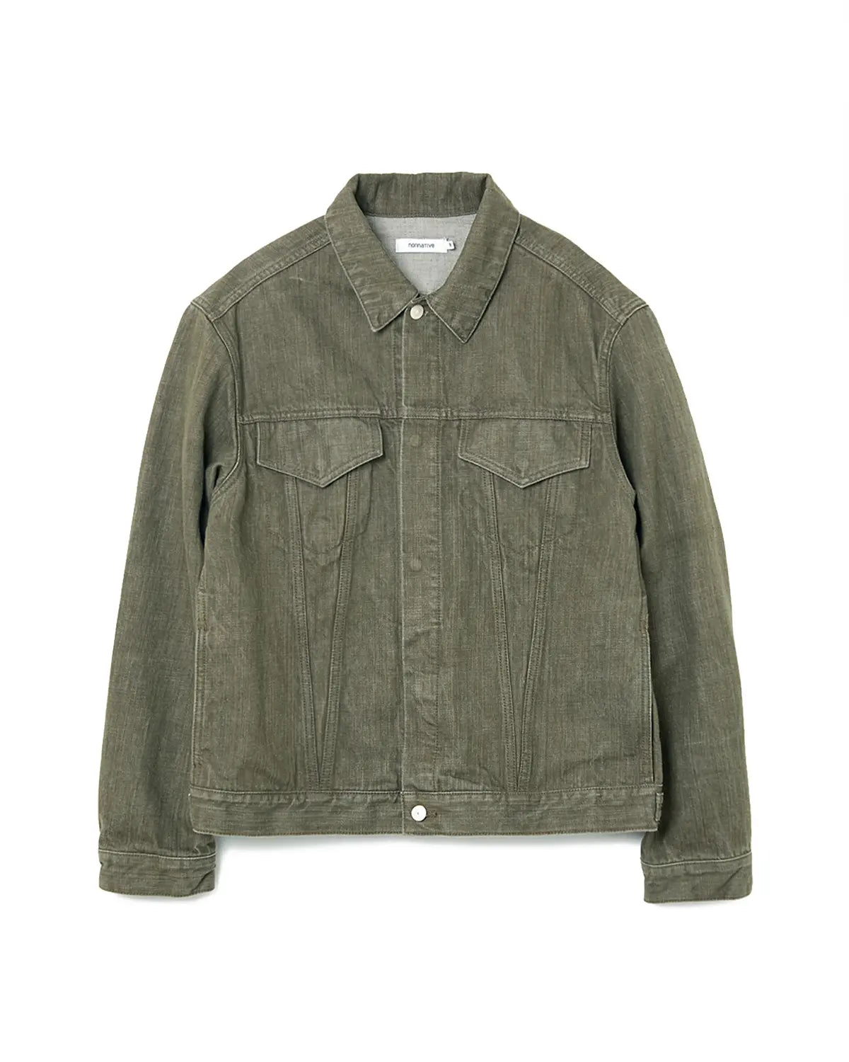 TRUCKER BLOUSON COTTON 13.5oz DENIM OW