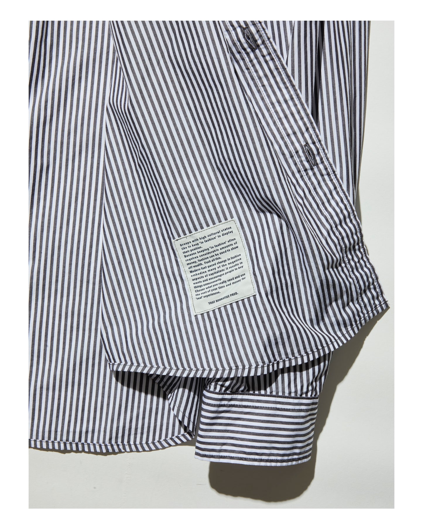 OFFICER B.D. L/S SHIRT COTTON LONDON STRIPE