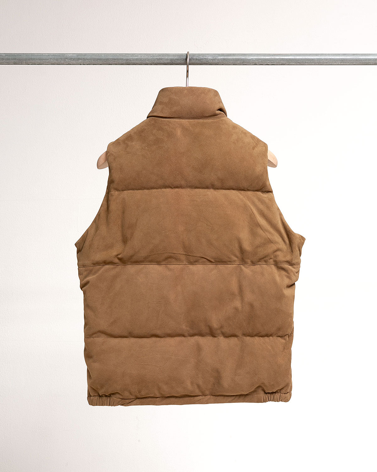 EXPLORER DOWN VEST SHEEP LEATHER WITH WINDSTOPPER®