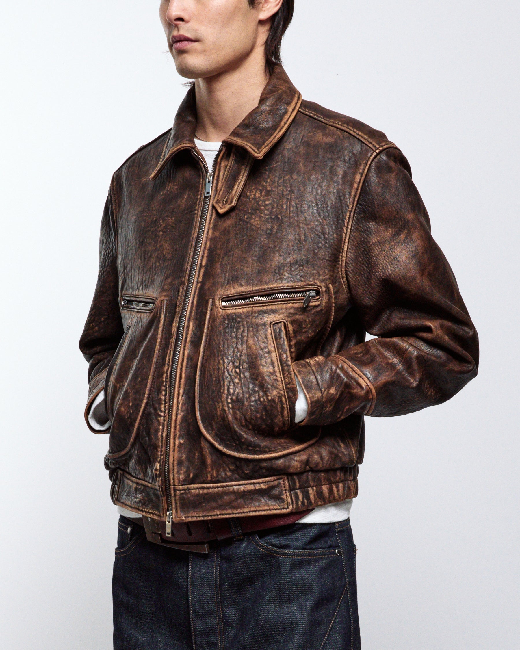 AERO LEATHER JACKET – TIME AFTER TIME