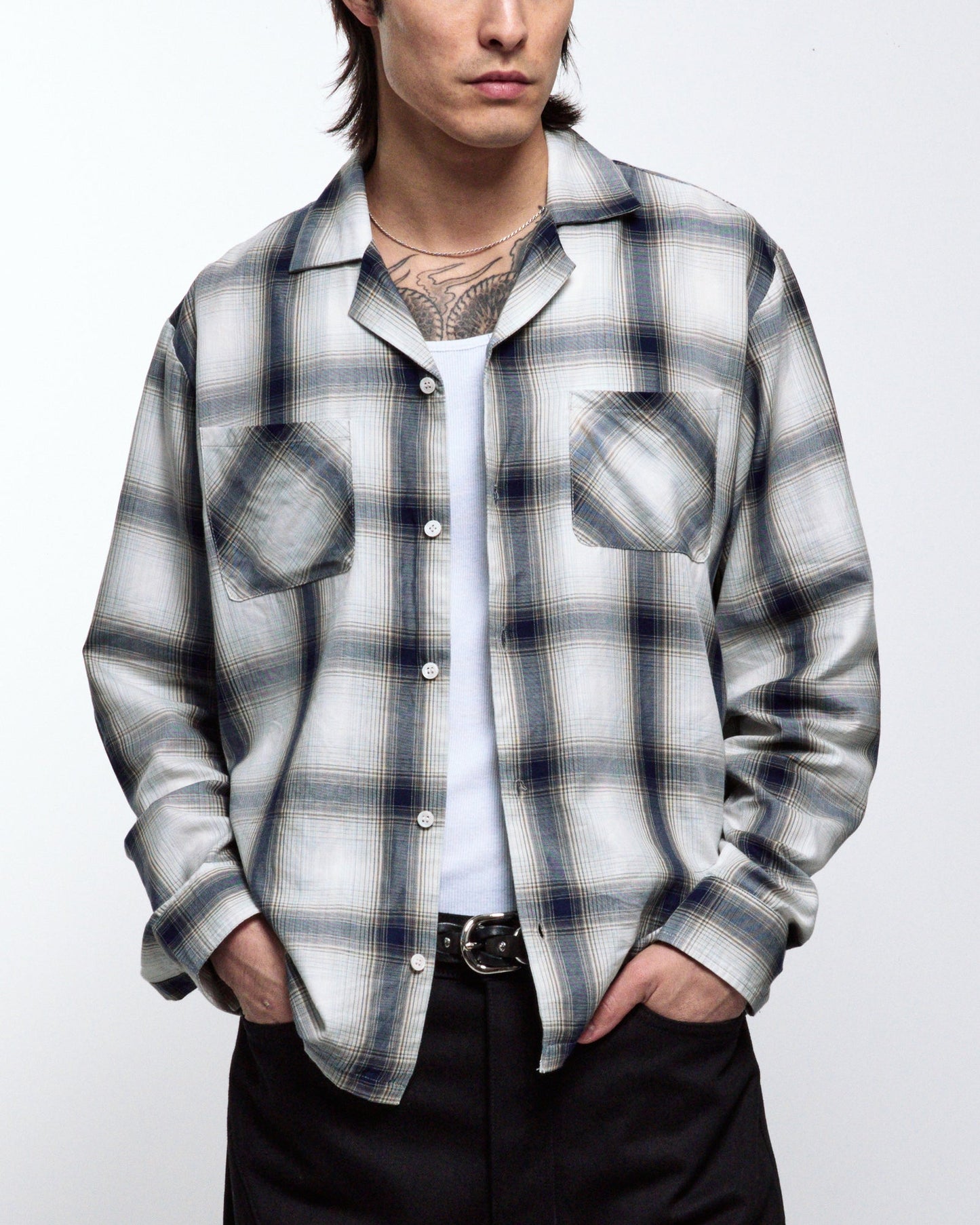 50S SPREAD COLLAR LS SHIRT