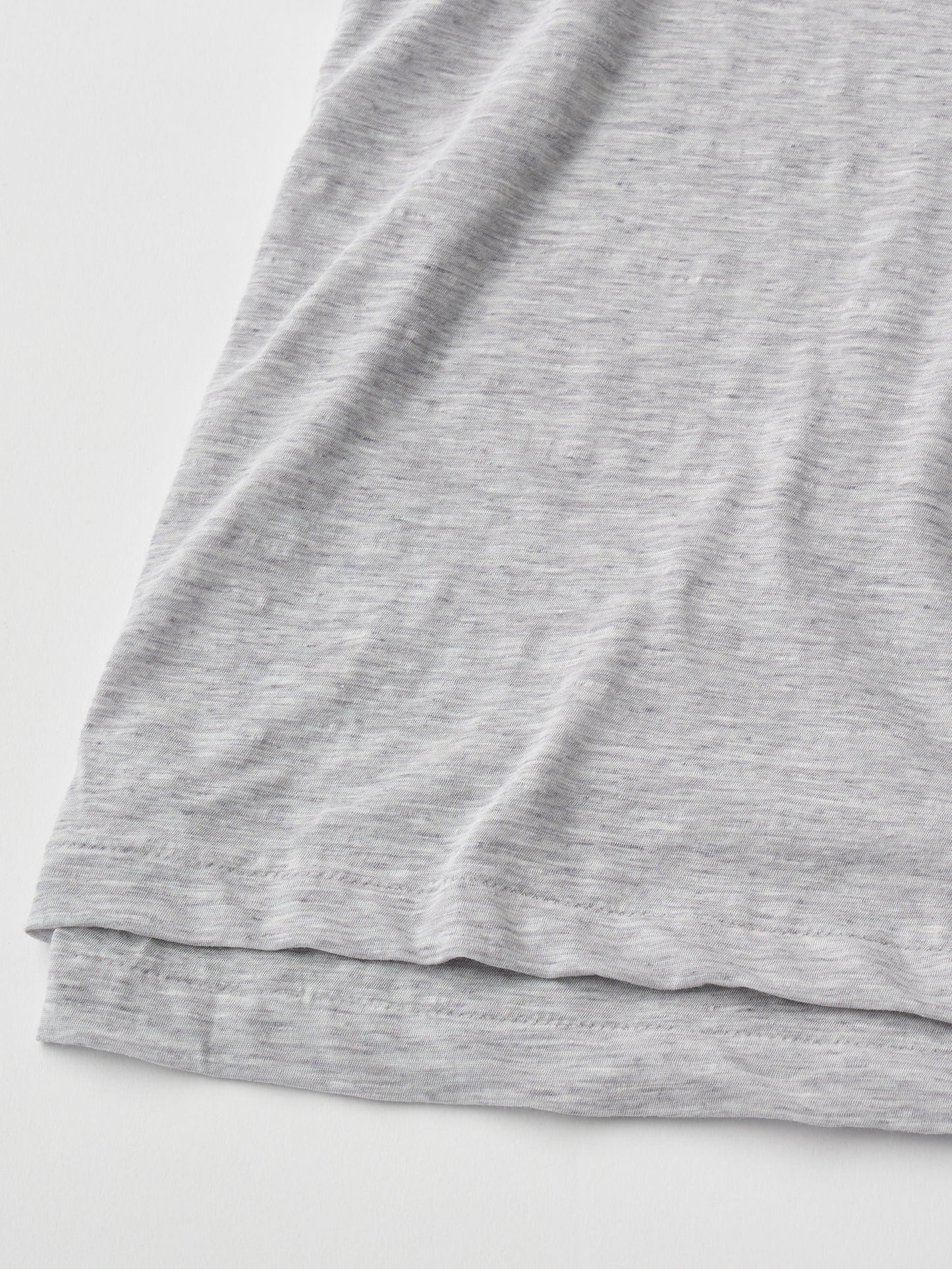 fine slub yarn layered top