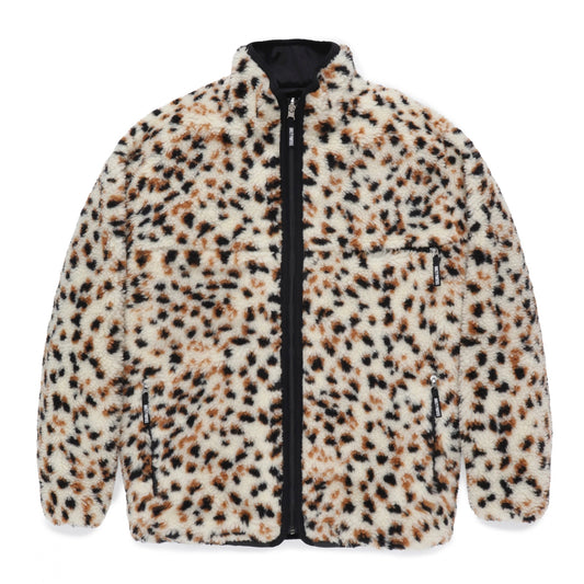 REVERSIBLE LEOPARD BOA JACKET