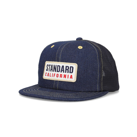 SD Box Logo Patch Denim Mesh Cap