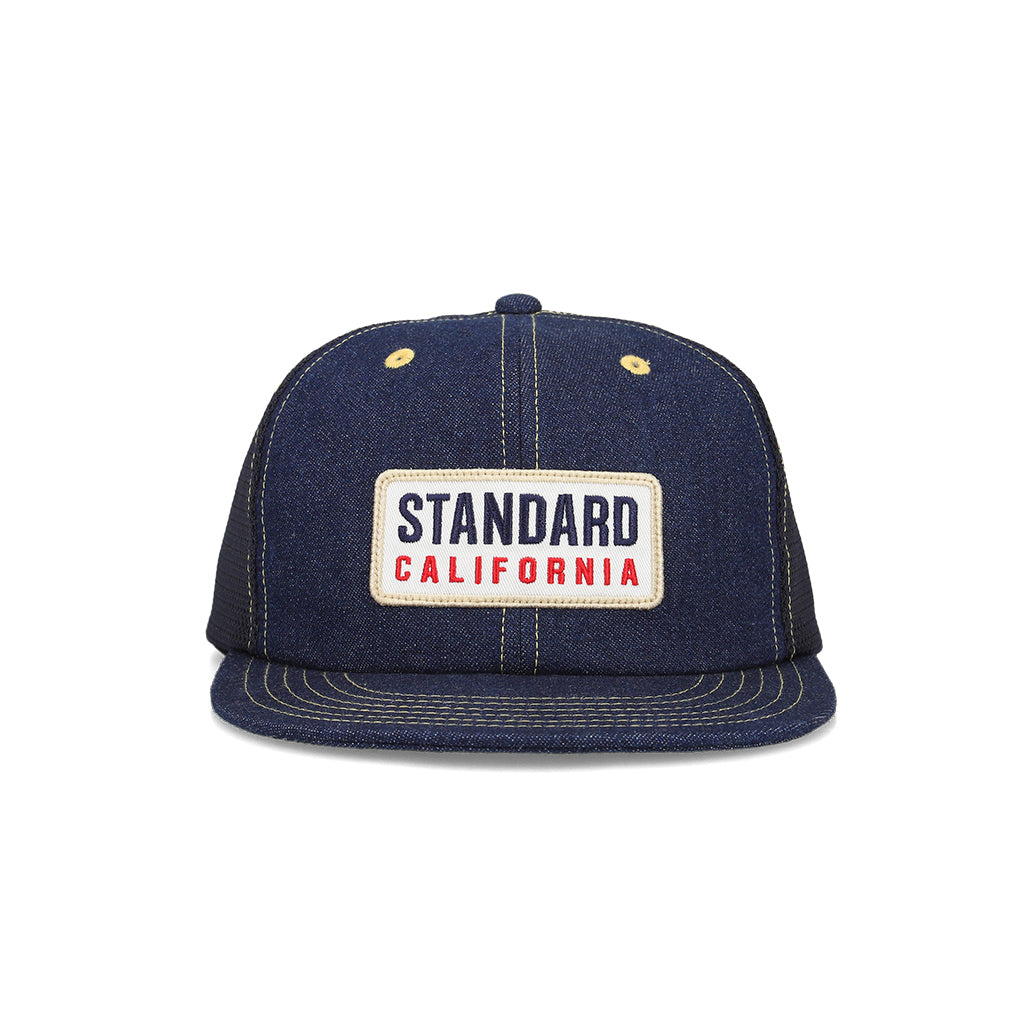 SD Box Logo Patch Denim Mesh Cap